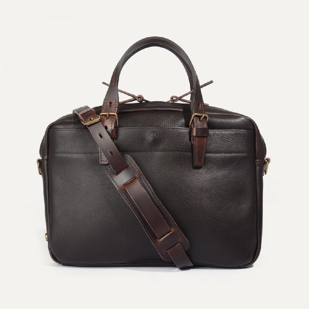 Bleu De Chauffe Sac Folder - Marron I Sac Porte Ordinateur Cuir Homme I Made In France