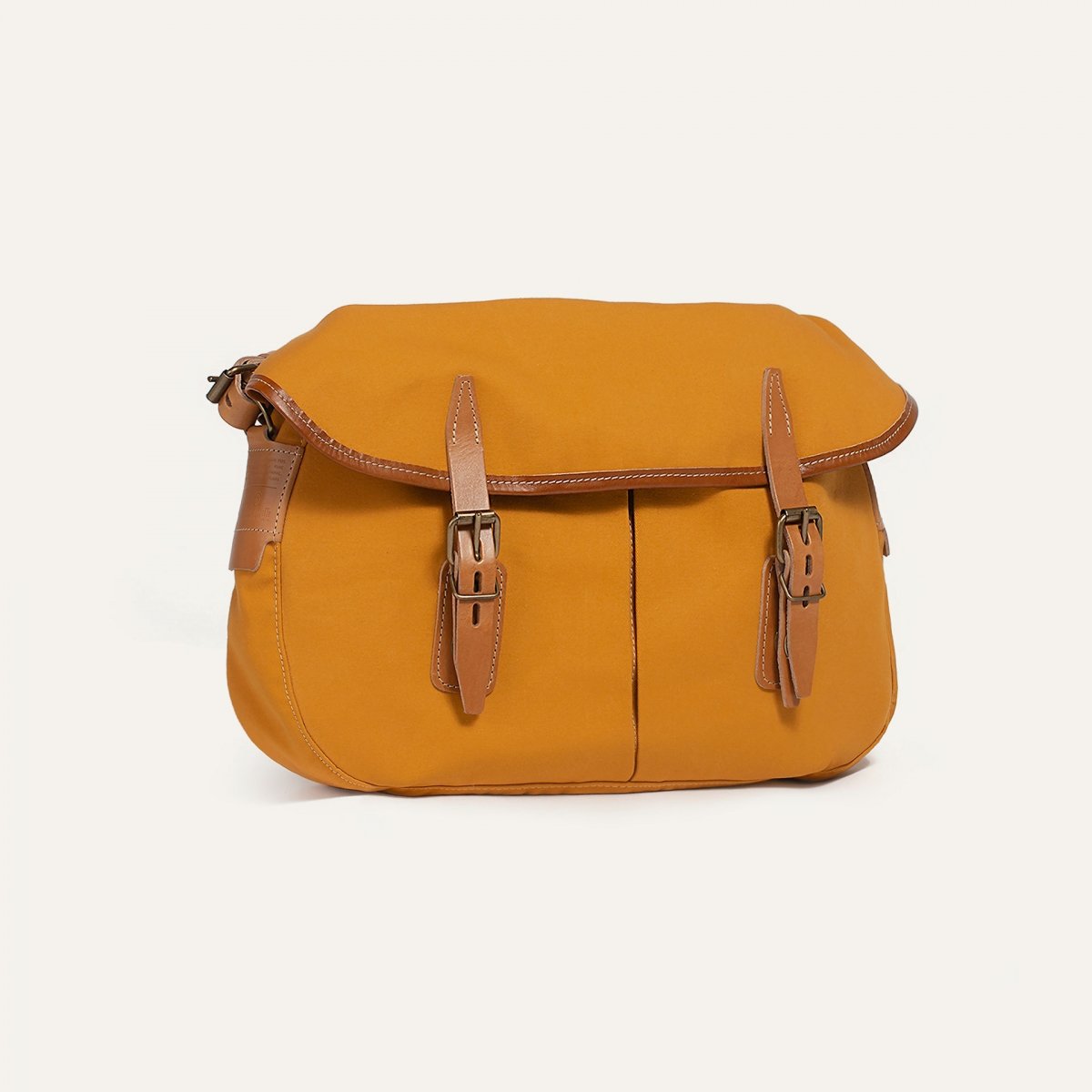 Bleu De Chauffe Sac Musette Du Pêcheur - Ocre Jaune - Sac Besace Homme Femme Fabriqué En France
