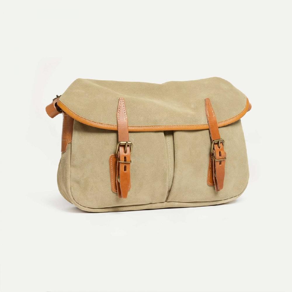 Bleu De Chauffe Sac Musette Du Pêcheur - Rock - Sac Besace Cuir Made In France