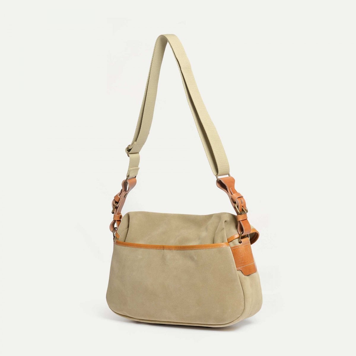 Bleu De Chauffe Sac Musette Du Pêcheur - Rock - Sac Besace Cuir Made In France