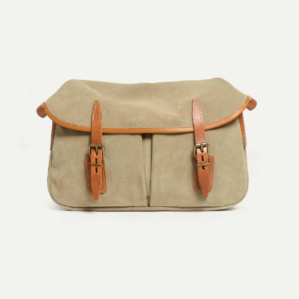 bleu de chauffe Sac Musette du Pêcheur - Rock - Sac besace cuir made in France