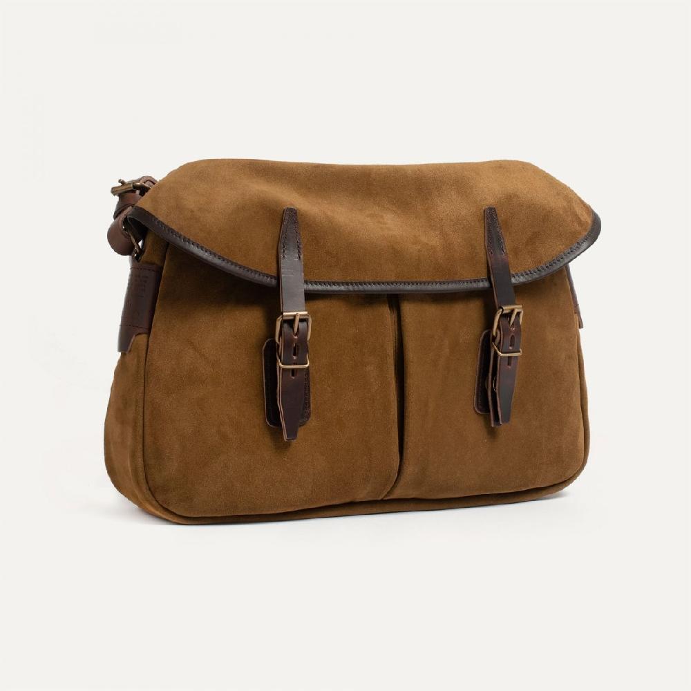 Bleu De Chauffe Sac Musette Du Pêcheur - Tabac - Sac Besace Fabriqué En France