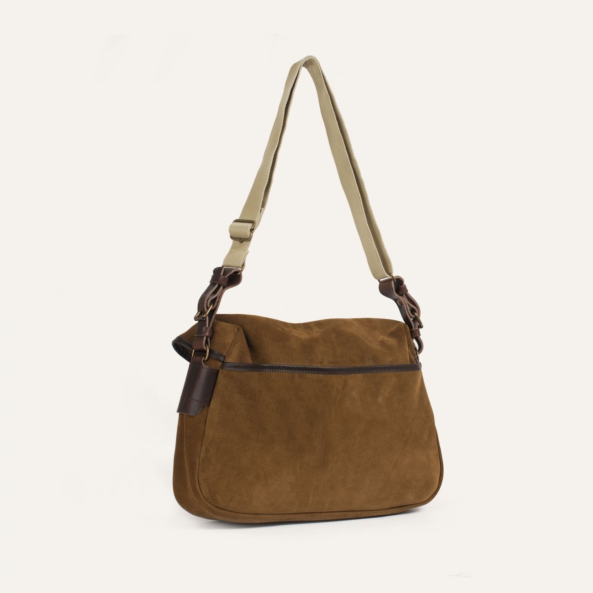 Bleu De Chauffe Sac Musette Du Pêcheur - Tabac - Sac Besace Porté Bandoulière Homme Femme Made In France
