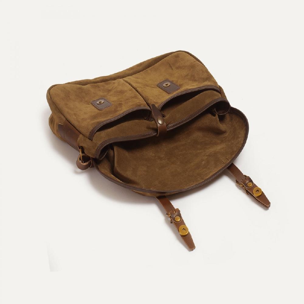 Bleu De Chauffe Sac Musette Du Pêcheur - Tabac - Sac Besace Porté Bandoulière Homme Femme Made In France