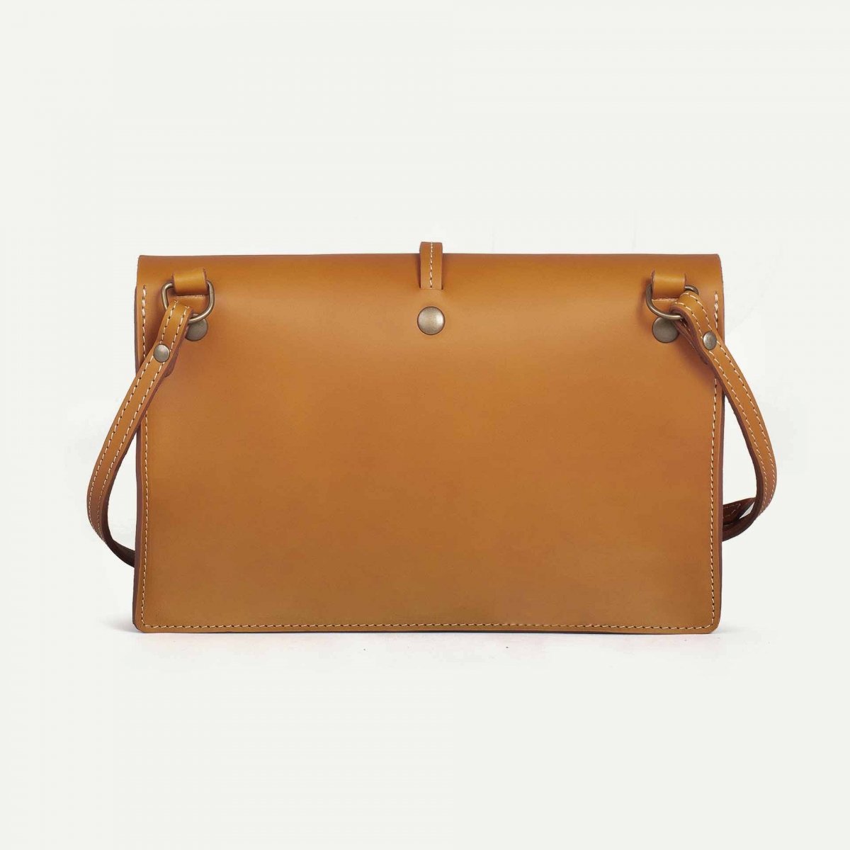 Bleu De Chauffe Sac Pochette Cuir Femme Joan - Fabriqué En France