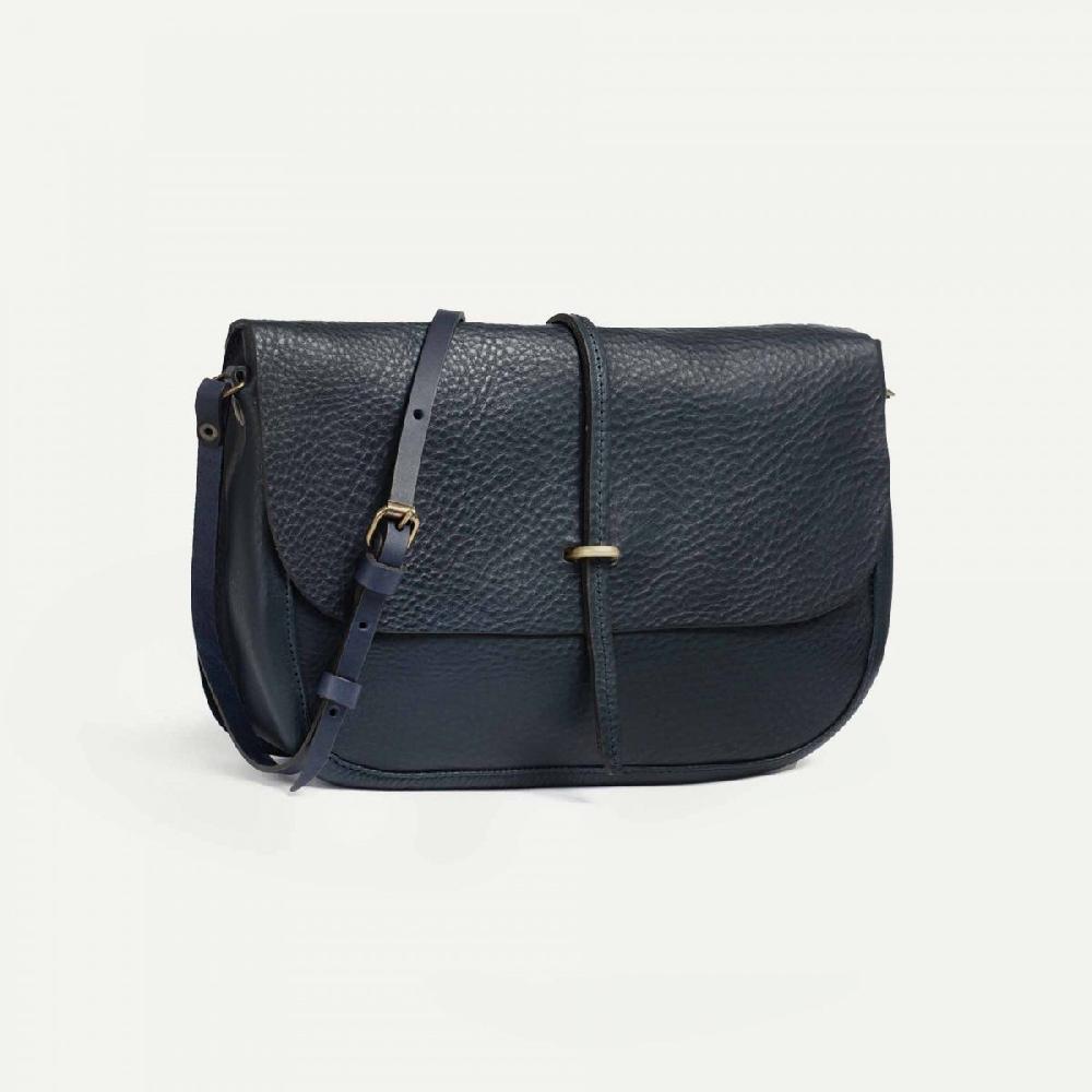 Bleu De Chauffe Sac Pochette Cuir Femme - Made In France
