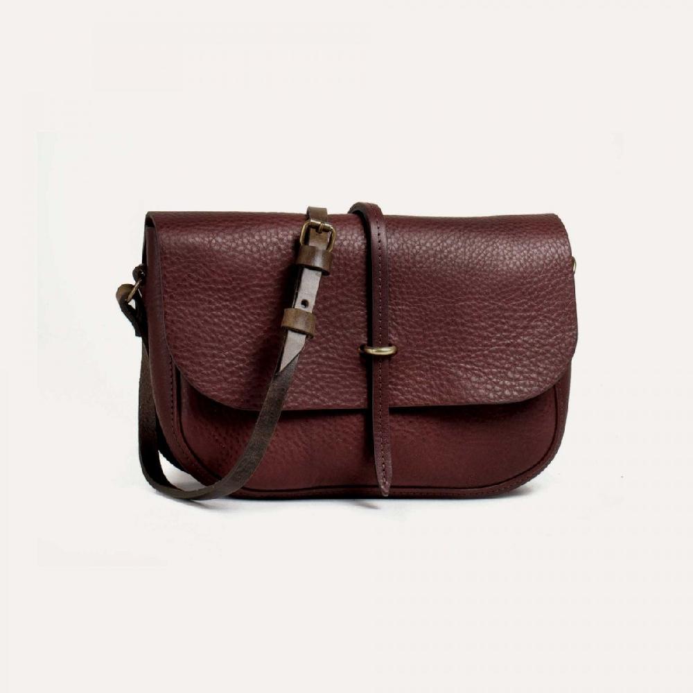 Bleu De Chauffe Sac Pochette Cuir Femme - Made In France - Sac Bandoulière Bleu De Chauffe