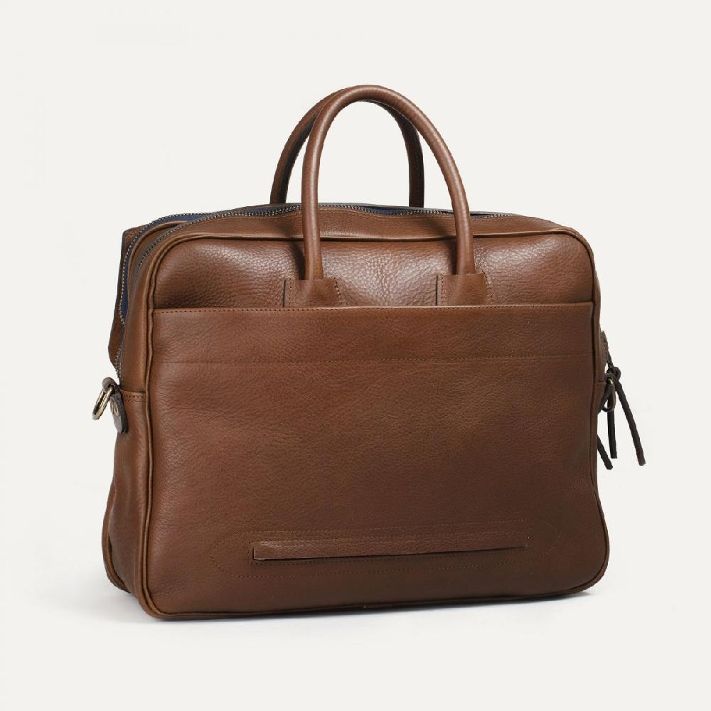 Bleu De Chauffe Sac Porte Ordinateur Cuir Homme - Sac Business Zeppo - Cuba Libre