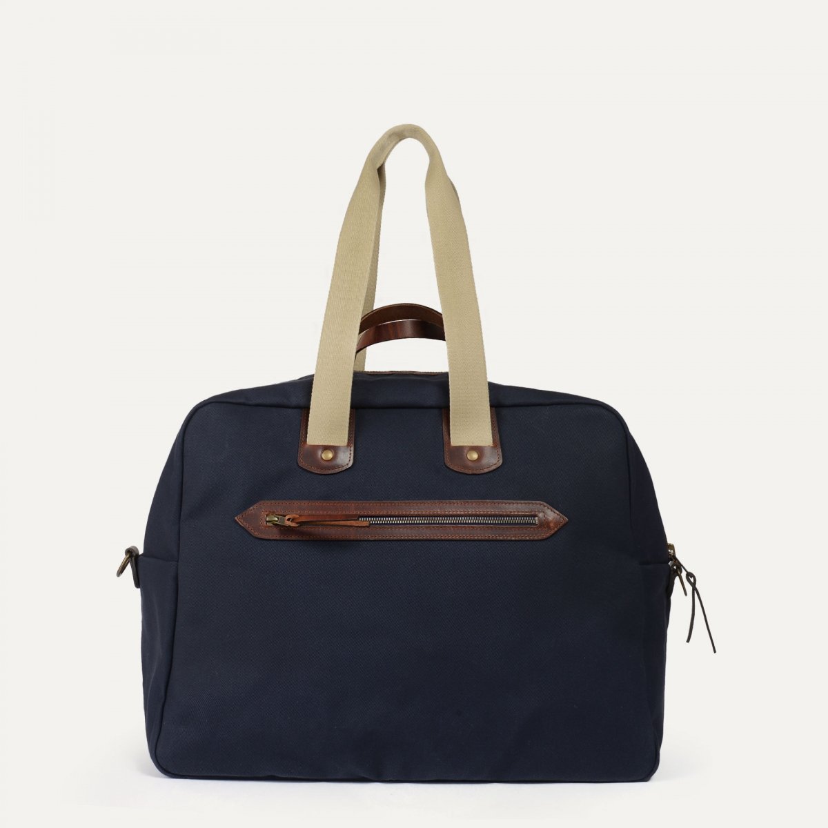 Bleu De Chauffe Sac Voyage Aviateur Missak - Bleu Marine - Bleu De Chauffe