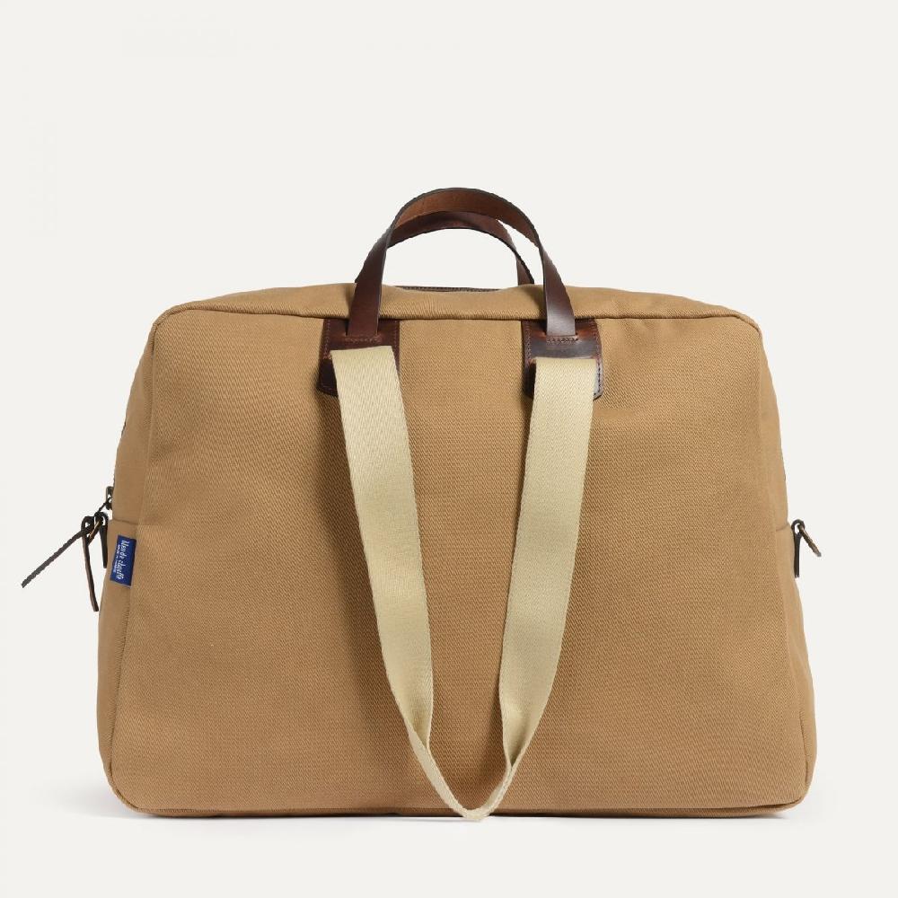 Bleu De Chauffe Sac Voyage Aviateur Missak - Camel - Bleu De Chauffe