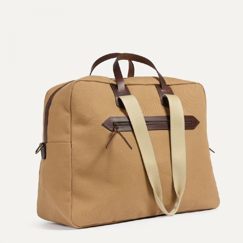 bleu de chauffe Sac voyage aviateur Missak - Camel - Bleu de Chauffe