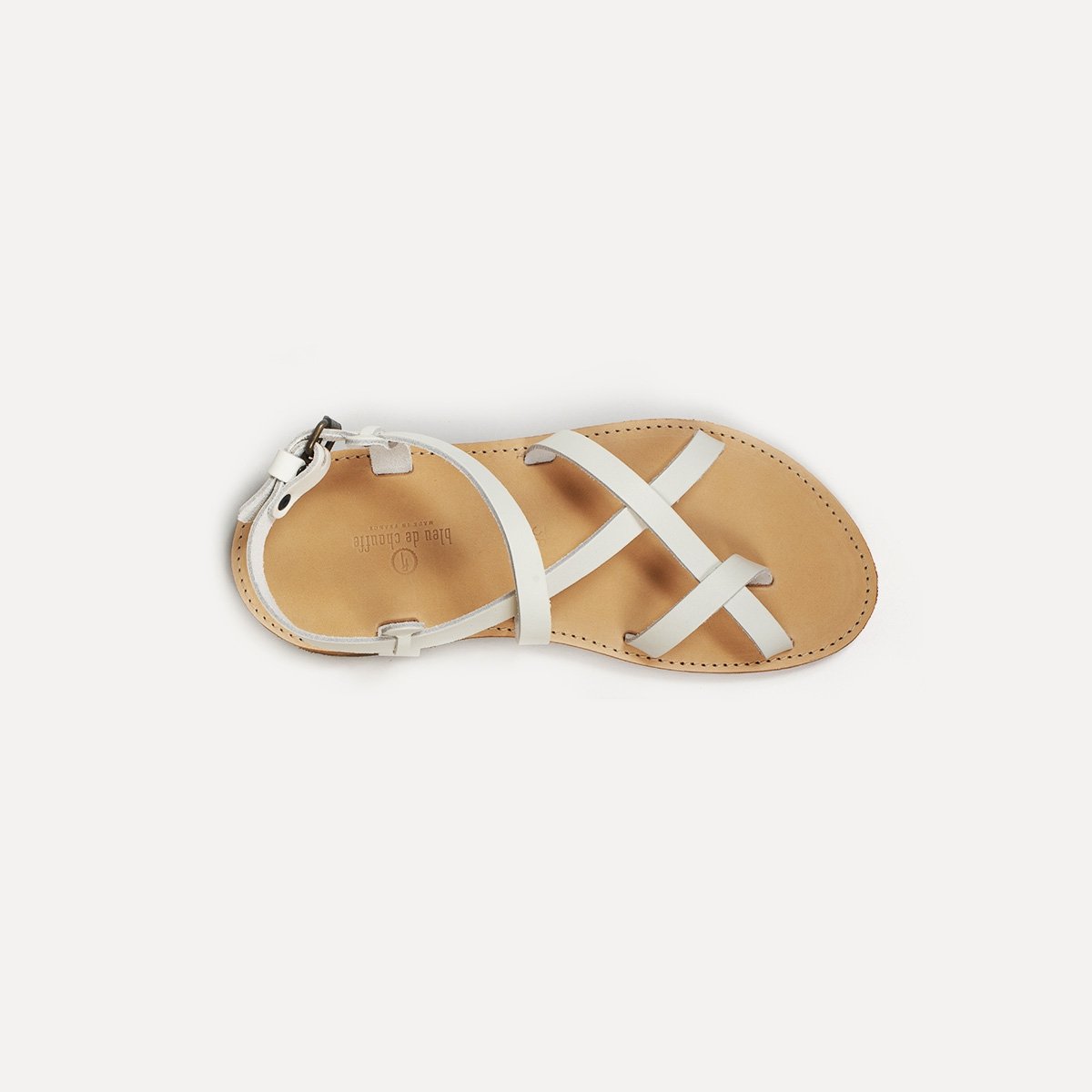 Bleu De Chauffe Sandales Cuir Femme Nara - Made In France