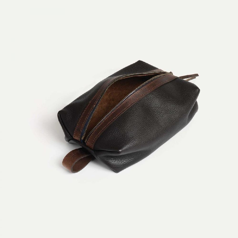 Bleu De Chauffe Trousse De Toilette ZAZOU - Marron Brun