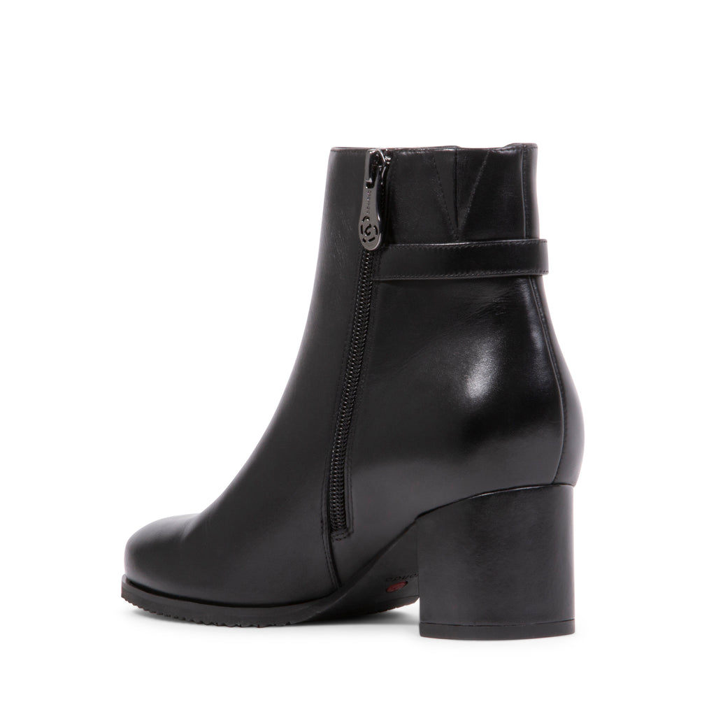 Blondo AURELIA Black Leather Ankle Boots
