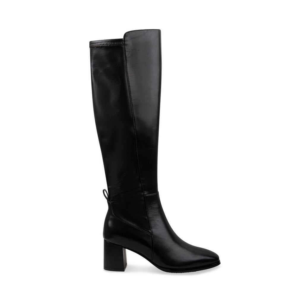Blondo JOSEPHINE Black Leather Knee High Boots