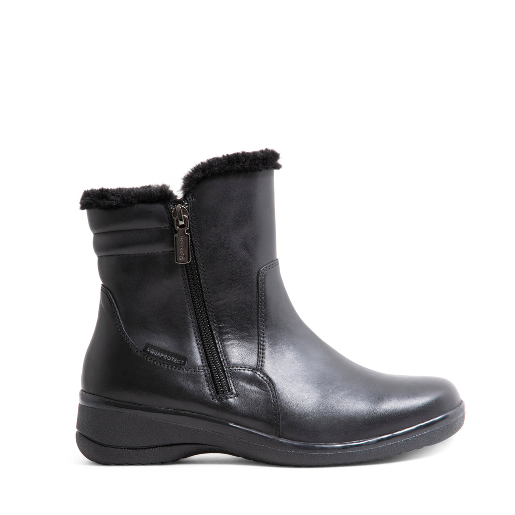 Blondo STEVIE Black Leather Ankle Boots