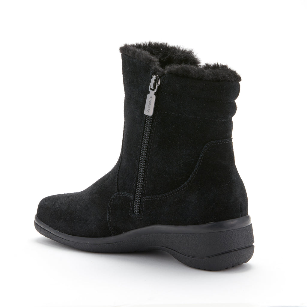 Blondo STEVIES Black Suede Ankle Boots