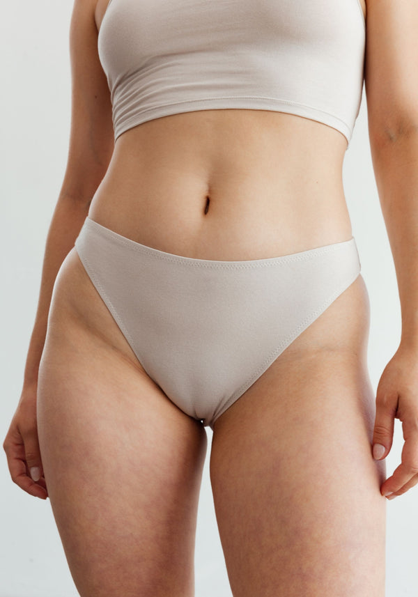 blush lingerie Bikini Échancré The Cotton Pour Femmes Avoine