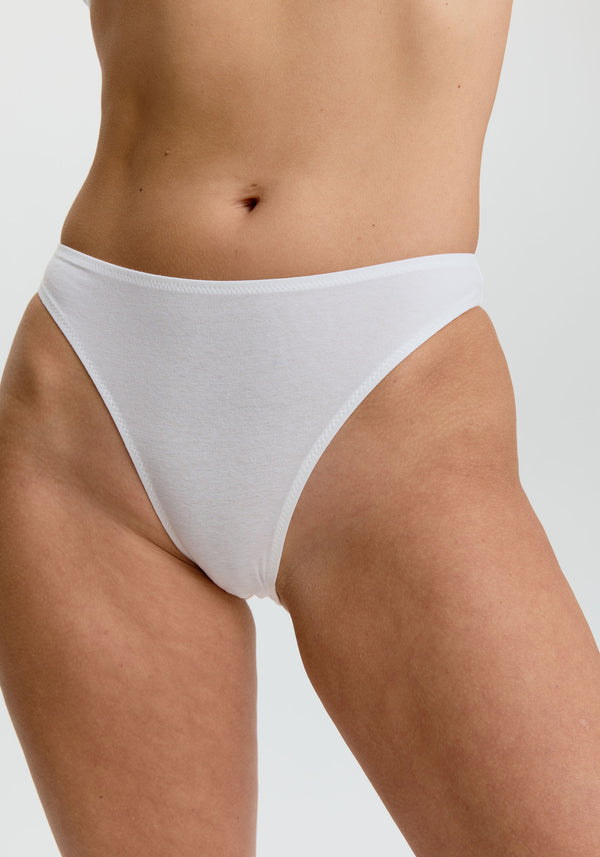 Blush Lingerie Bikini Échancré The Cotton Pour Femmes Blanc