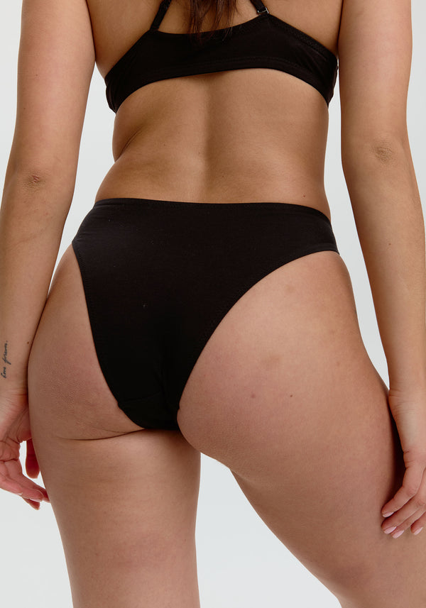 Blush Lingerie Bikini Échancré The Cotton Pour Femmes Noir