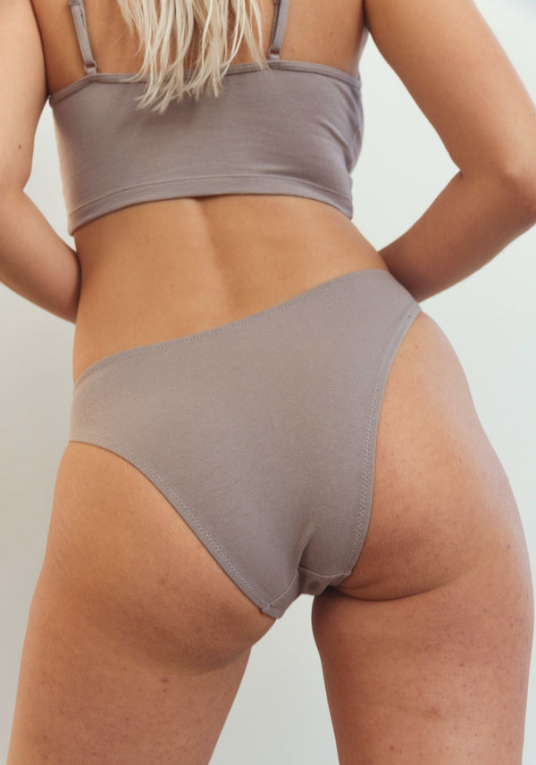 blush lingerie Bikini Échancré The Cotton Pour Femmes Shiitake