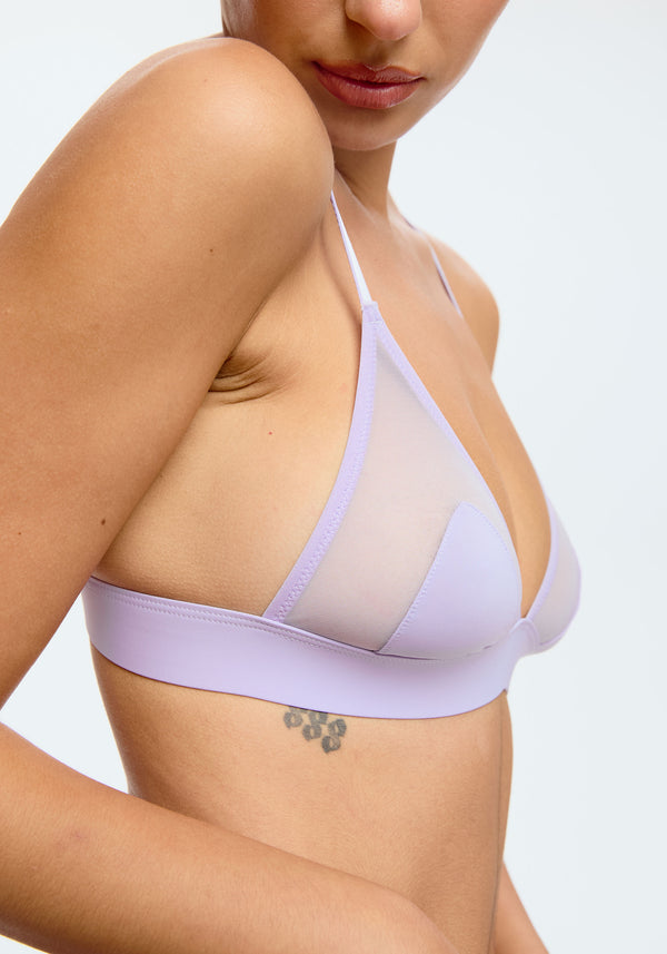 blush lingerie Bralette Caché Pour Femmes Lilas