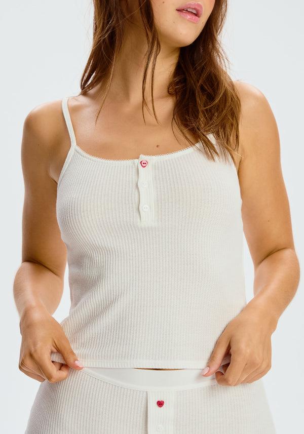 blush lingerie Cami Slumber Pour Femmes Crème blush lingerie Cami Slumber Pour Femmes Crème