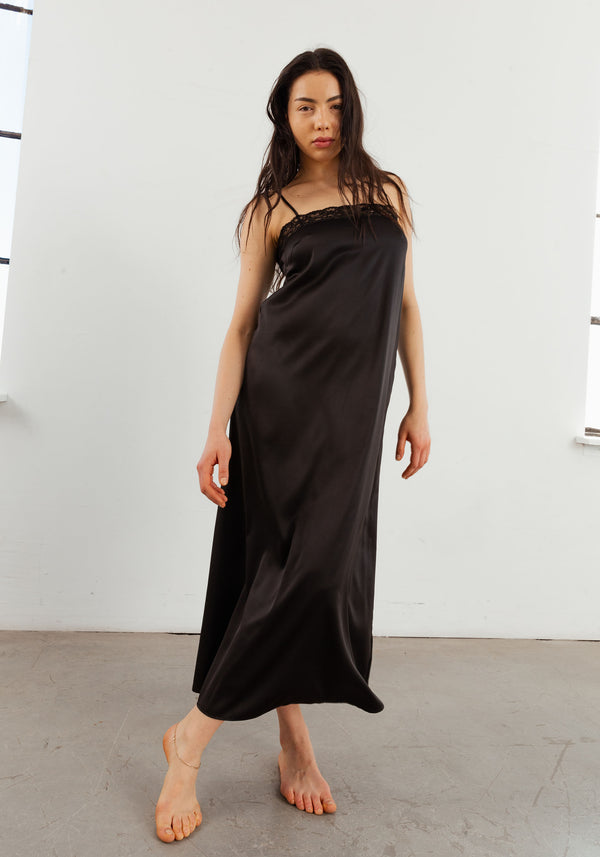 blush lingerie Robe Longue Eden Pour Femmes Onyx