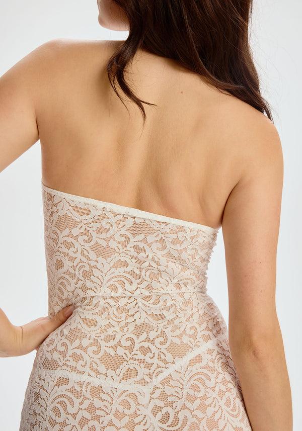 Blush Lingerie Robe Midi Etherea Pour Femmes Crème