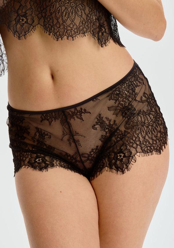 blush lingerie Short Serene Pour Femmes Noir
