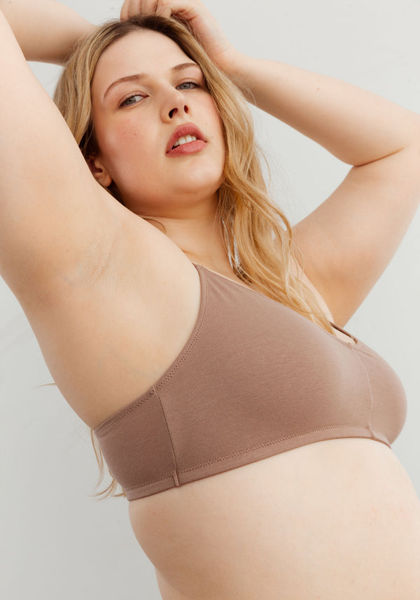 blush lingerie Bralette The Cotton Pour Femmes Coquillage