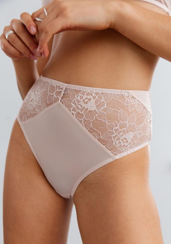 blush lingerie Caleçon Taille Haute Stellar Pour Femmes Rose Voilé blush lingerie Caleçon Taille Haute Stellar Pour Femmes Rose Voilé