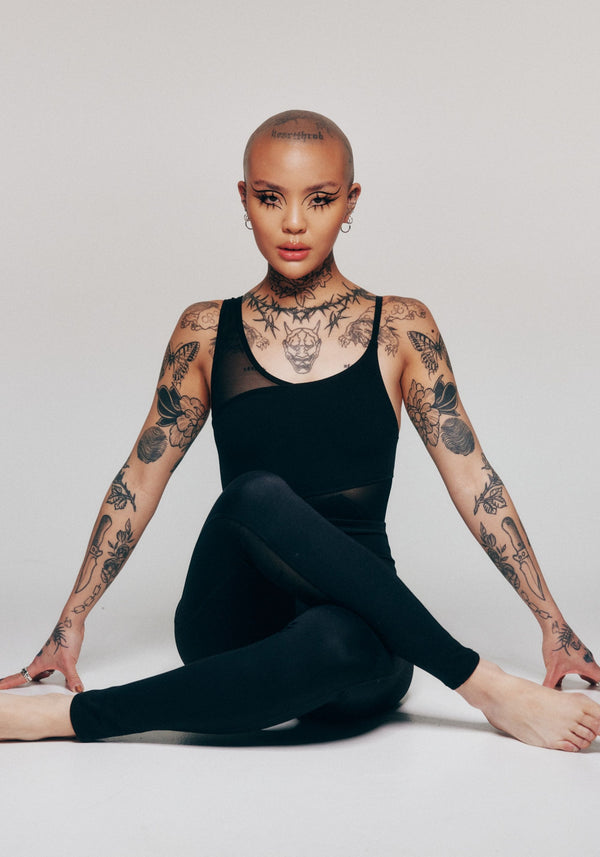 blush lingerie Combinaison Mei Pang x Blush Pour Femmes Noir