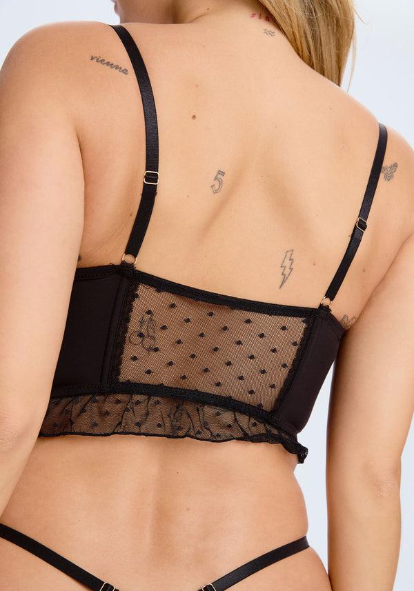 Blush Lingerie Corset Marilou X Blush Pour Femmes Noir