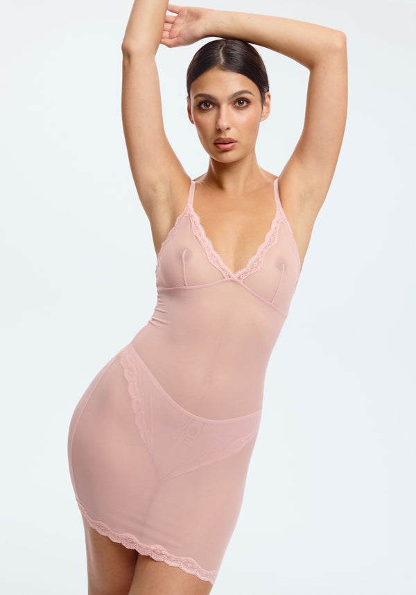 blush lingerie Négligé Lotus Pour Femmes Eau De Rose