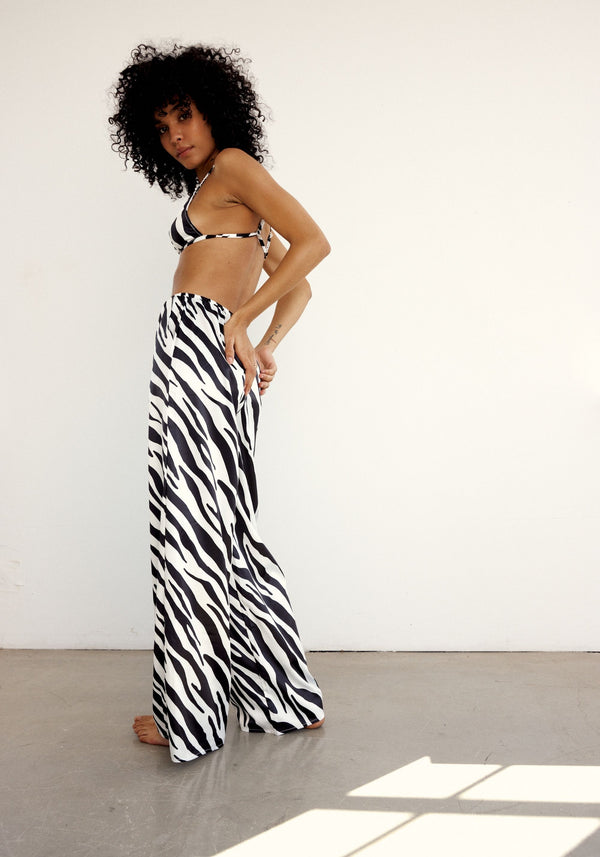 blush lingerie Pantalon En Satin After Hours Pour Femmes Zébré