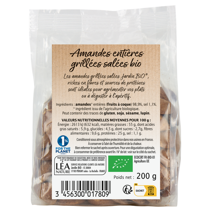 Boho Cosmetics Amandes Grillées Salées - Jardin BiO étic
