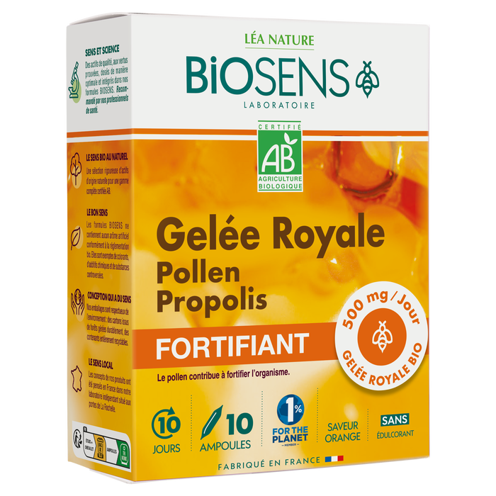 Boho Cosmetics Ampoules Fortifiant - Gelée Royale - Pollen - Propolis - Biosens