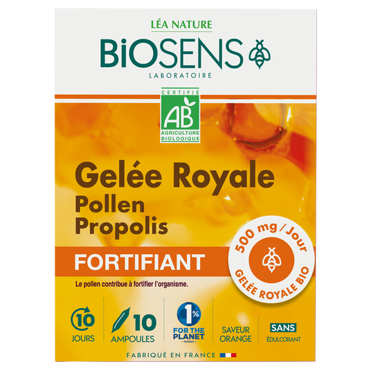boho cosmetics Ampoules Fortifiant - Gelée Royale - Pollen - Propolis - Biosens