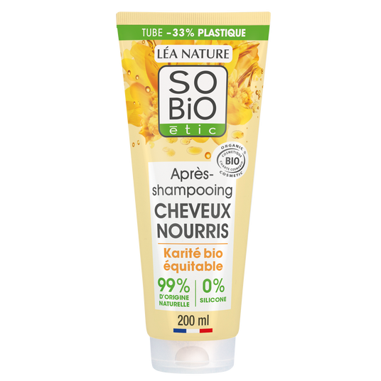 boho cosmetics Après-Shampoing karité et Argan Bio - SO'BiO étic boho cosmetics Après-Shampoing karité et Argan Bio - SO'BiO étic