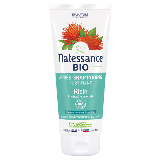 boho cosmetics Après-shampooing fortifiant Ricin Bio et Kératine végétale 200ml
