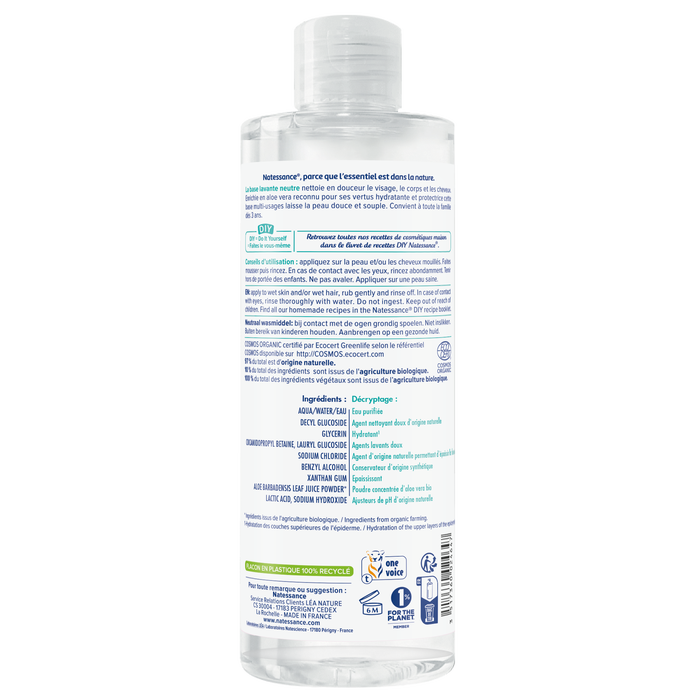 Boho Cosmetics Base Lavante Neutre 500ml - Natessance