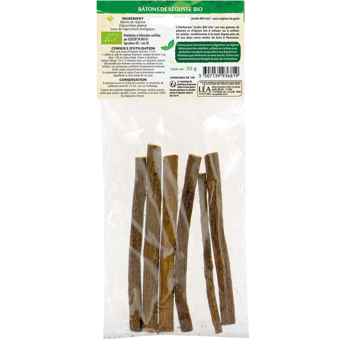 Boho Cosmetics Bâtons De Réglisse Bio - Jardin Bio Étic