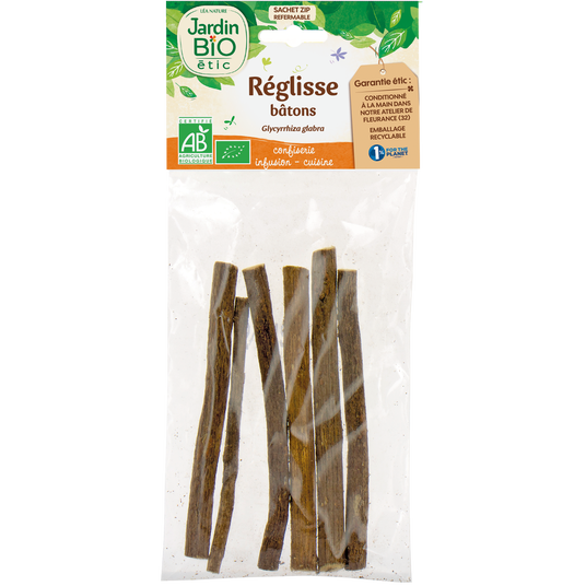 boho cosmetics Bâtons de Réglisse Bio - Jardin Bio Étic