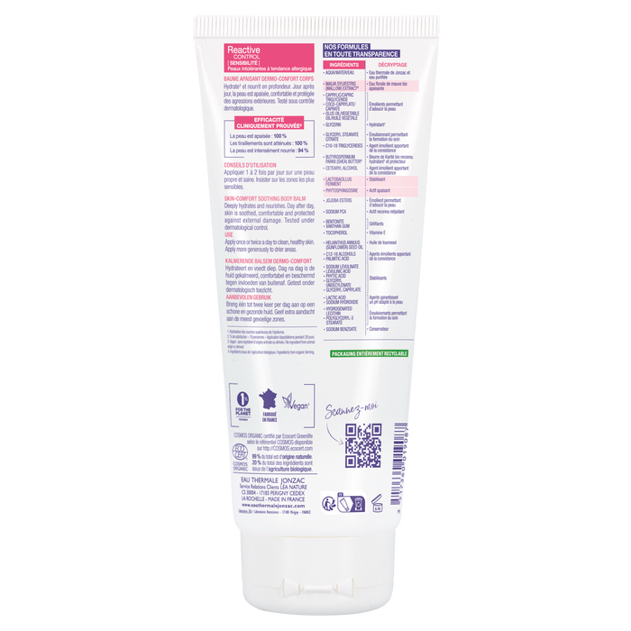 Boho Cosmetics Baume Apaisant Dermo-confort Corps - Eau Thermale Jonzac