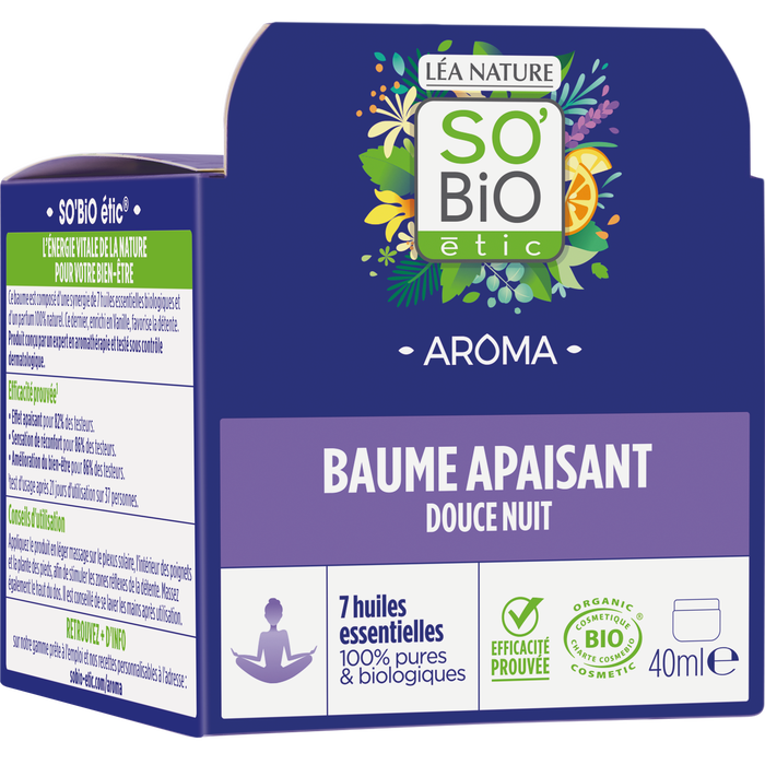 Boho Cosmetics Baume Apaisant Douce Nuit - LEA NATURE SO BiO étic