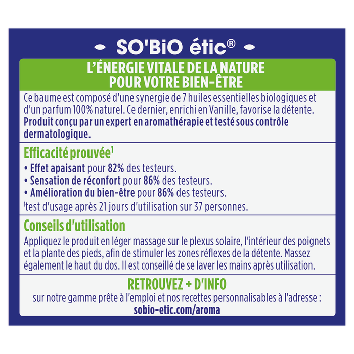 Boho Cosmetics Baume Apaisant Douce Nuit - LEA NATURE SO BiO étic