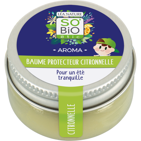 boho cosmetics Baume enfant protecteur Citronnelle - SO'BiO étic