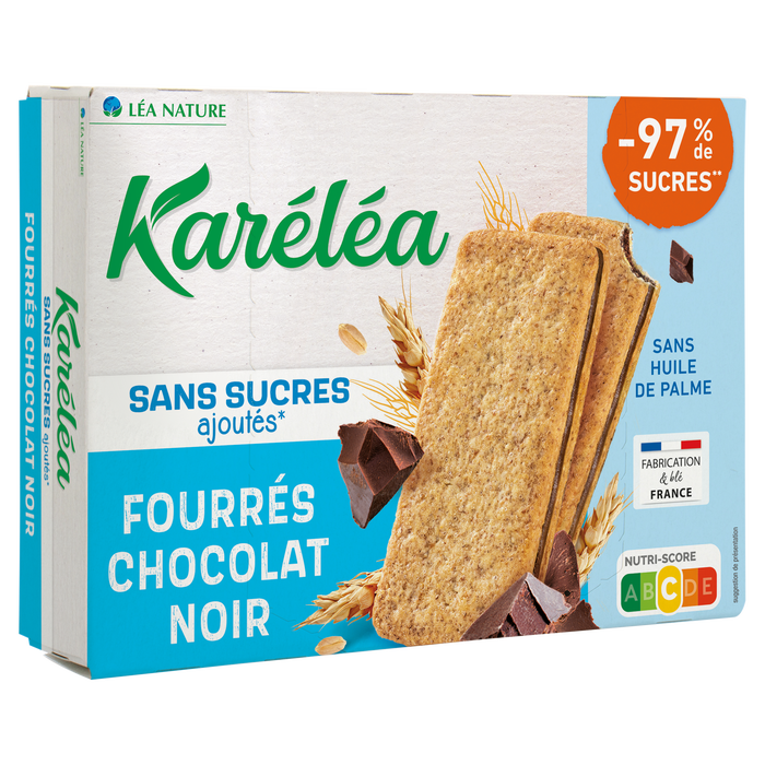 Boho Cosmetics Biscuits Fourrés Chocolat Noir Sans Sucres Ajoutés - Karéléa