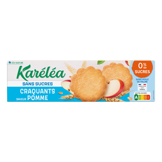 boho cosmetics Biscuits saveur Pomme sans sucres - KARELEA